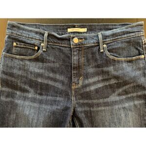 Levi's 514 Jeans Womens Size 14 Dark Wash Denim Straight Leg Comfort‎ Stretch